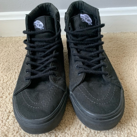 Vans Shoes - All Black Vans Sk8-Hi HighTops